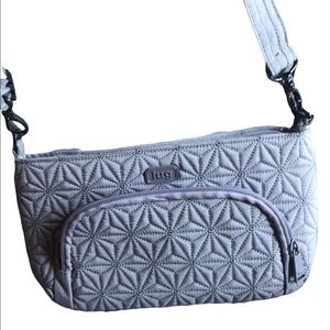 🆕 Lug || Lug Flyer Star-Stitched Grey Mini Crossbody